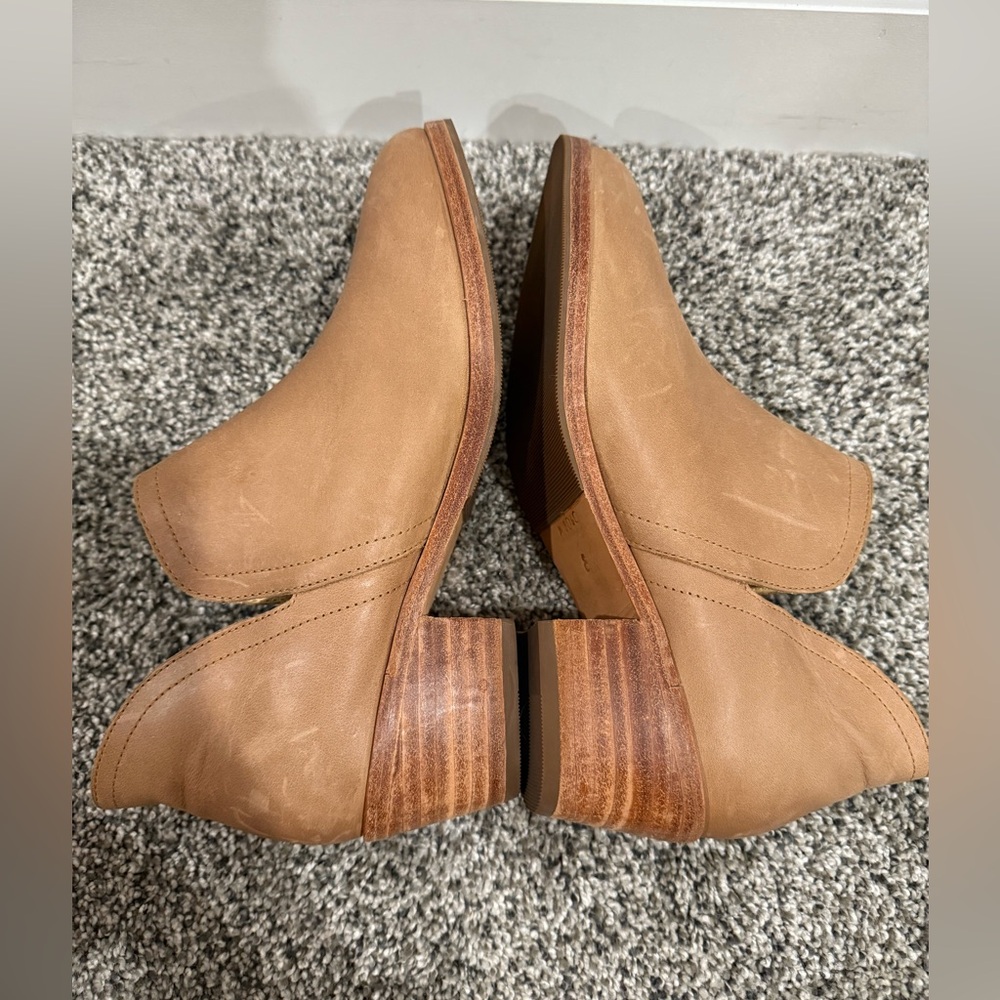 Nisolo brown leather ankle booties, size women's 8 - Picture 7 of 11